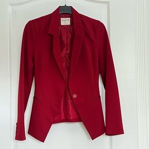 Red Blazer Jacket